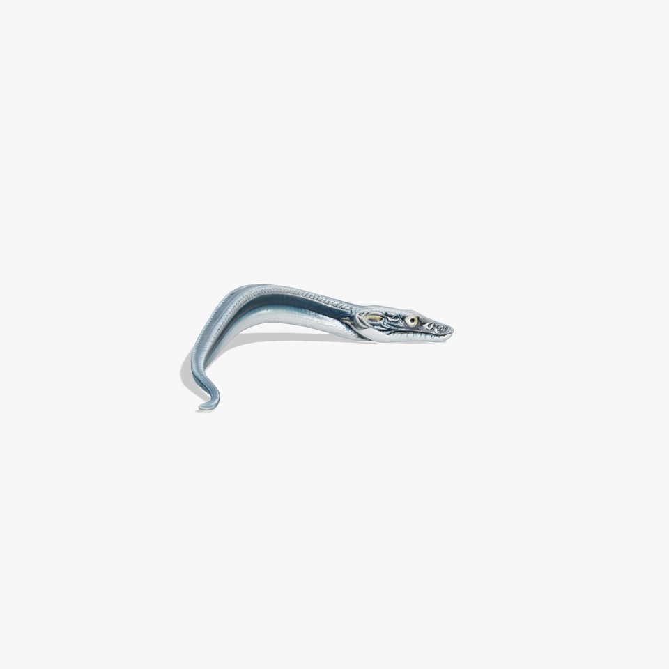 Sea Serpent with Elongated Body 3D Model